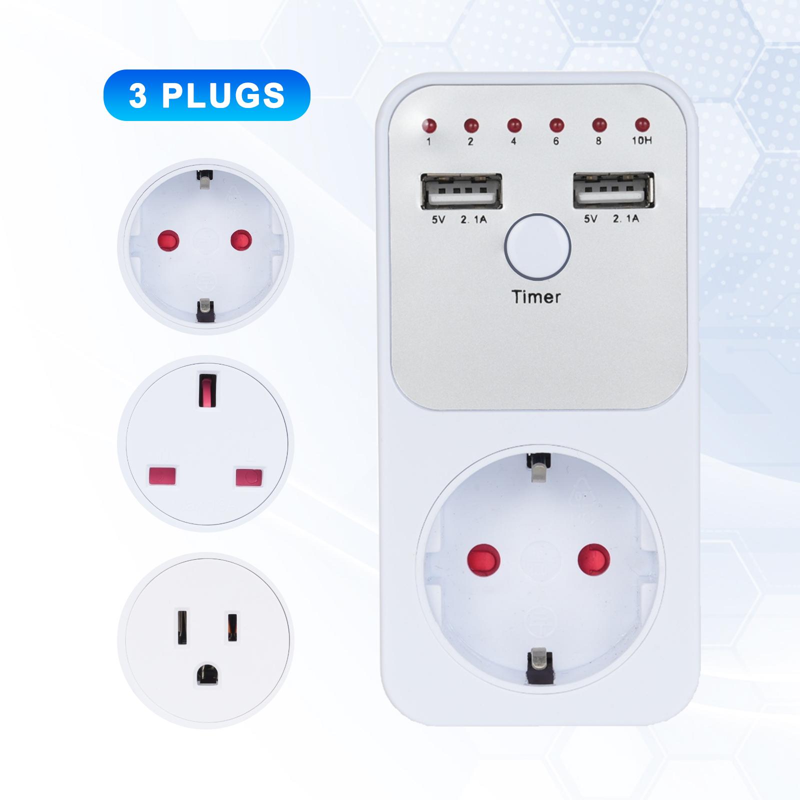 Таймер обратного отсчета с розеткой 5 В 2,1 А с 2 портами USB, вилка, переключатель таймера для электроприборов ЕС, США, Великобритания us белый
Таймер обратного отсчета с розеткой 5 В 2,1 А с 2 портами USB, вилка, переключатель таймера для электроприборов ЕС, США, Великобритания us белый
