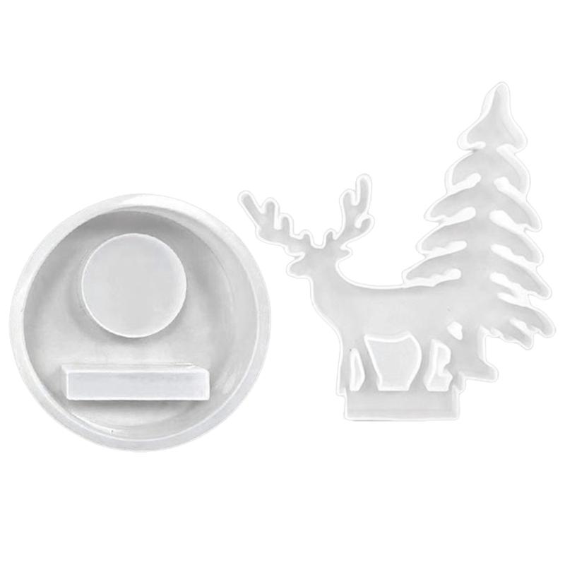 Versatile Use Unique Christmas Decoration with 2 Pieces Silicone Candlestick Holder Mold Set for Event Decoration
Versatile Use Unique Christmas Decoration with 2 Pieces Silicone Candlestick Holder Mold Set for Event Decoration