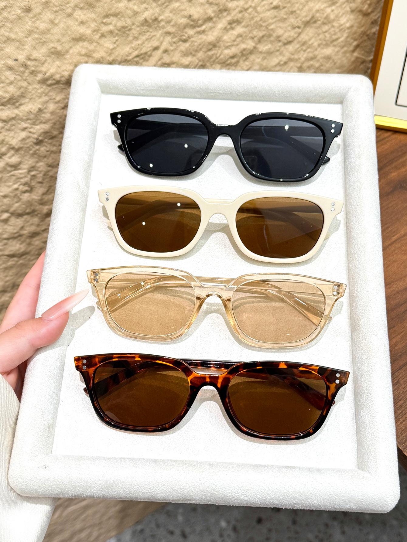 4Pcs Fashionable Ins-Style Cat Eye Frame Sunglasses Set Multi-Color Combination Sunglasses Suitable for Driving, Vacation, Campi
4Pcs Fashionable Ins-Style Cat Eye Frame Sunglasses Set Multi-Color Combination Sunglasses Suitable for Driving, Vacation, Campi