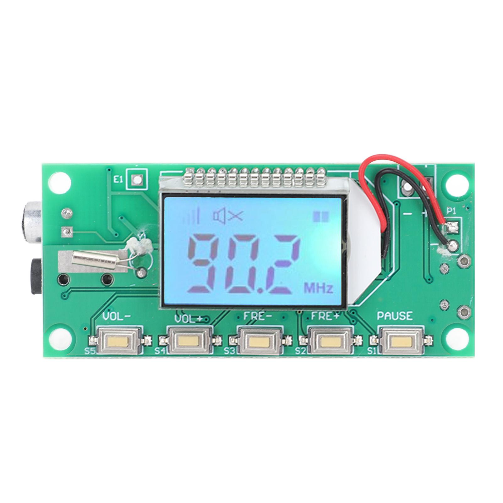 DSP PLL FM Transmitter Board Digital Frequency Modulation Module for Stereo Wireless Microphone
DSP PLL FM Transmitter Board Digital Frequency Modulation Module for Stereo Wireless Microphone