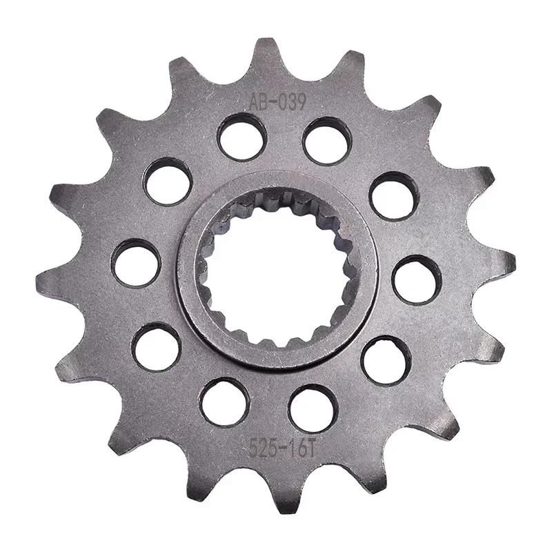 525 16T 17T Front Sprocket Gear Wheel Cam for KT/M 950 LC8 990 SMR/T 1090 1290 1390 1050 1190 Super du/ke Supermoto Adventure 16T
525 16T 17T Front Sprocket Gear Wheel Cam for KT/M 950 LC8 990 SMR/T 1090 1290 1390 1050 1190 Super du/ke Supermoto Adventure 16T