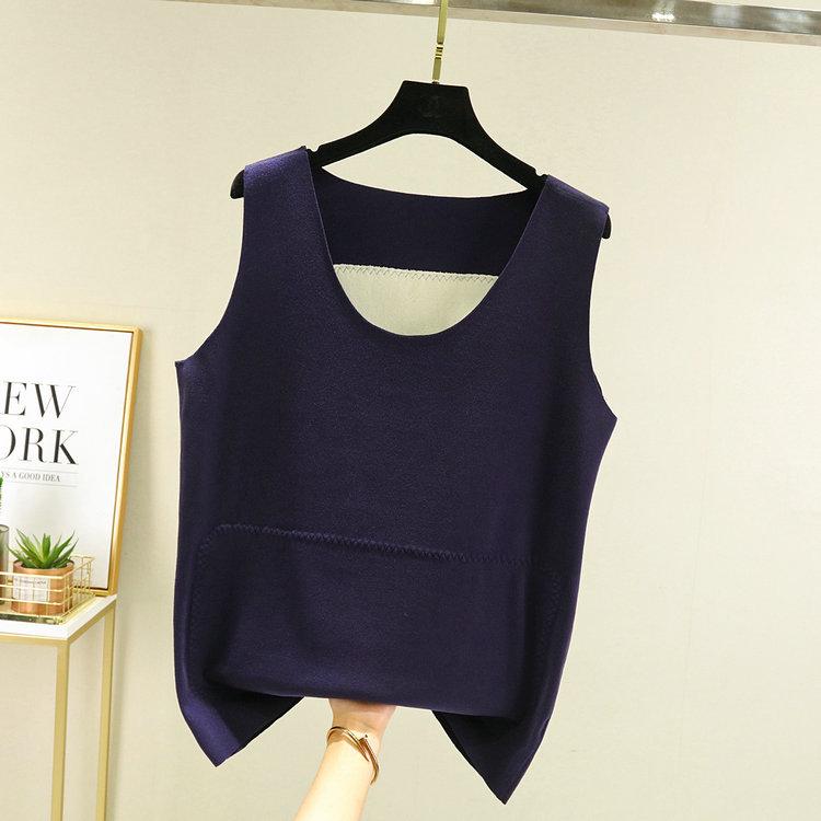 Мужской двухсторонний бархатный зимний утепленный жилет - без рукавов, круглый вырез, теплый базовый слой XXL тёмно-синий
Мужской двухсторонний бархатный зимний утепленный жилет - без рукавов, круглый вырез, теплый базовый слой XXL тёмно-синий