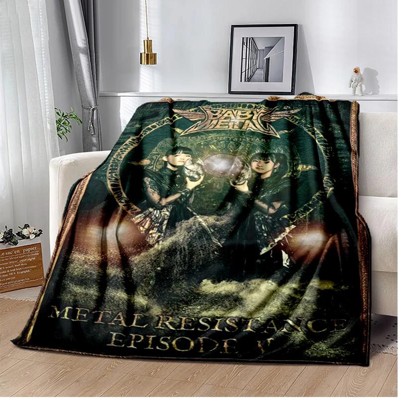 Japanese idol group babymetal combination Throws Blanket Sofa Hiking Picnic Bed Fashion Super Soft Flannel Blanket birthday gift 80x120cm
Japanese idol group babymetal combination Throws Blanket Sofa Hiking Picnic Bed Fashion Super Soft Flannel Blanket birthday gift 80x120cm