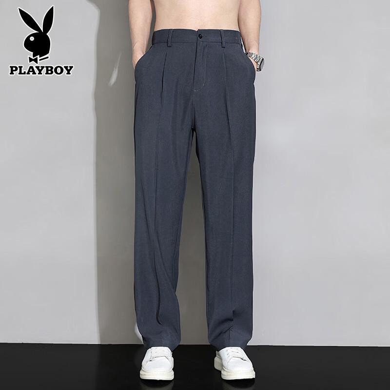 Playboy Men s Ice Silk Straight-Leg Casual Suit Pants 2XL
Playboy Men s Ice Silk Straight-Leg Casual Suit Pants 2XL