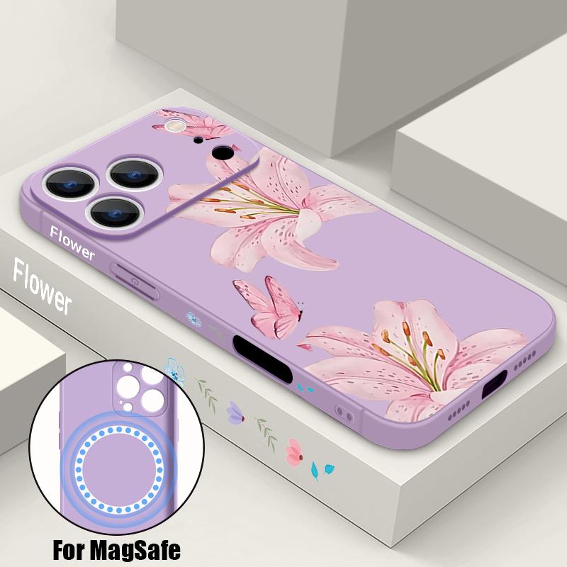 Romantic Rose Flower Pattern Case For iPhone 17 Pro Max iPhone 16 15 14 13 Pro Max Magnetic For Magsafe Soft Silicone Phone Back Cover iPhone 16 Pro Max
Romantic Rose Flower Pattern Case For iPhone 17 Pro Max iPhone 16 15 14 13 Pro Max Magnetic For Magsafe Soft Silicone Phone Back Cover iPhone 16 Pro Max