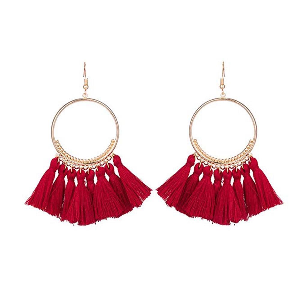 Красочные круглые серьги-кольца, антиаллергенные серьги в богемном стиле, красочные серьги с кисточками и подвесками
Красочные круглые серьги-кольца, антиаллергенные серьги в богемном стиле, красочные серьги с кисточками и подвесками