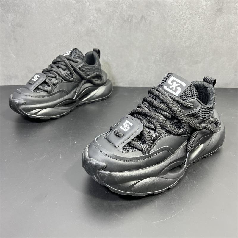 Кроссовки мужские и женские дизайнерские кроссовки с полой подошвой модные повседневные кожаные сетчатые верхние туфли на увеличенной платформе 43 чёрный
Кроссовки мужские и женские дизайнерские кроссовки с полой подошвой модные повседневные кожаные сетчатые верхние туфли на увеличенной платформе 43 чёрный