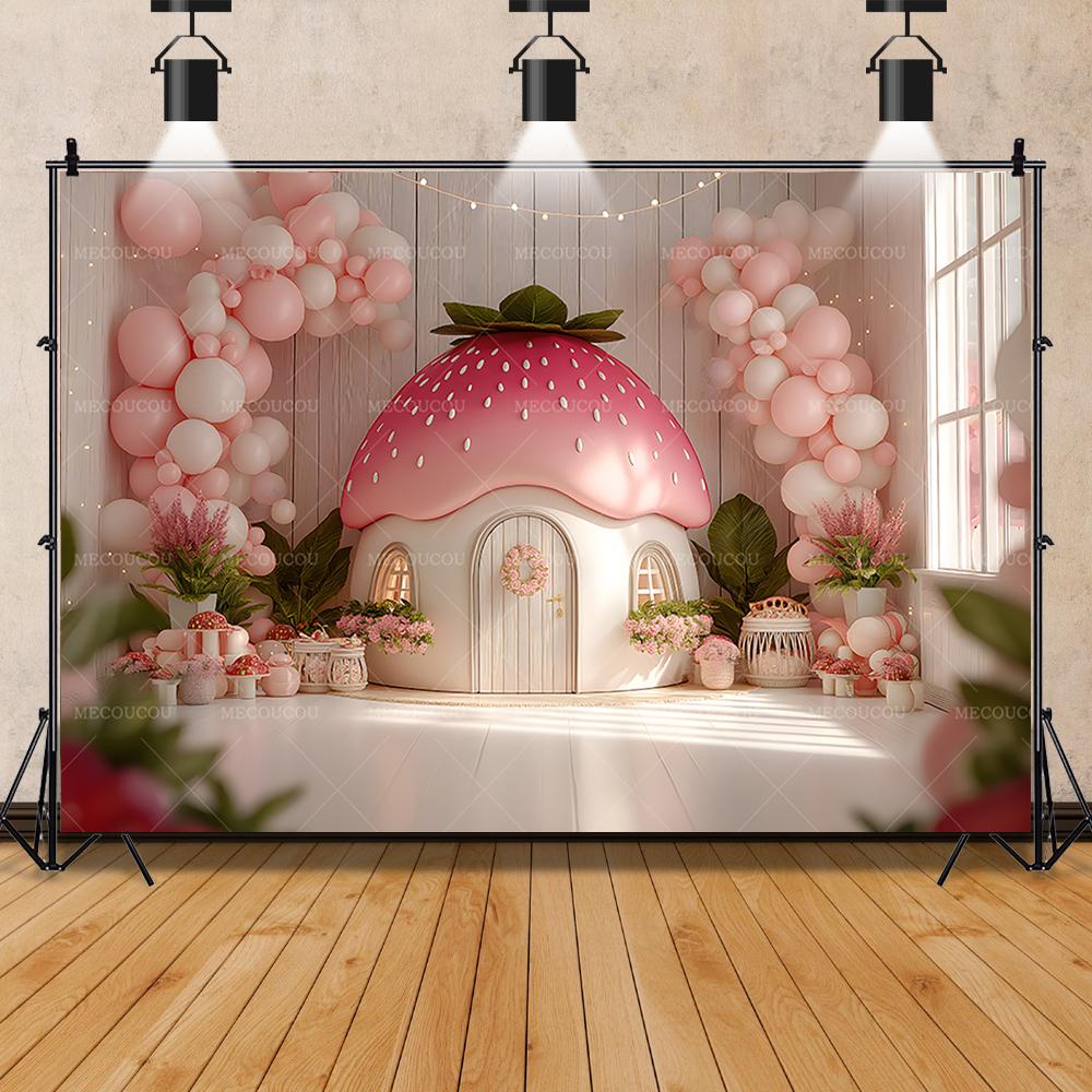 BEPAN Strawberry Shortcake theme background customizable baby shower first birthday layout decorative background photography props Vinyl--W120xH80cm
BEPAN Strawberry Shortcake theme background customizable baby shower first birthday layout decorative background photography props Vinyl--W120xH80cm