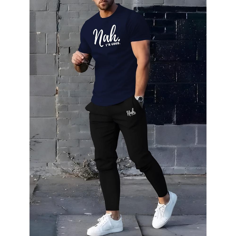 Men s Casual Sports Suit, Short Sleeved Long Pants Two-piece Set, Comfortable to Wear at Home or Outdoors, with Soft Fabric XXL
Men s Casual Sports Suit, Short Sleeved Long Pants Two-piece Set, Comfortable to Wear at Home or Outdoors, with Soft Fabric XXL