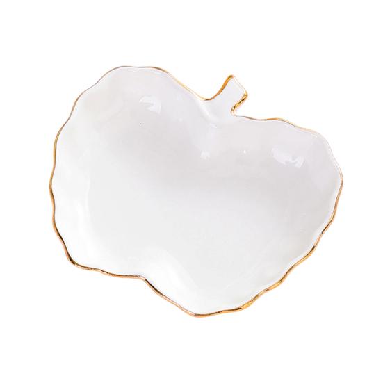 Ceramic Jewelry Dish for Women Small Fruit Shaped Trinket Tray with Ruffle Trim Desktop Key Ring Necklace Holder Organizer for Home Bedroom золотистий
Ceramic Jewelry Dish for Women Small Fruit Shaped Trinket Tray with Ruffle Trim Desktop Key Ring Necklace Holder Organizer for Home Bedroom золотистий
