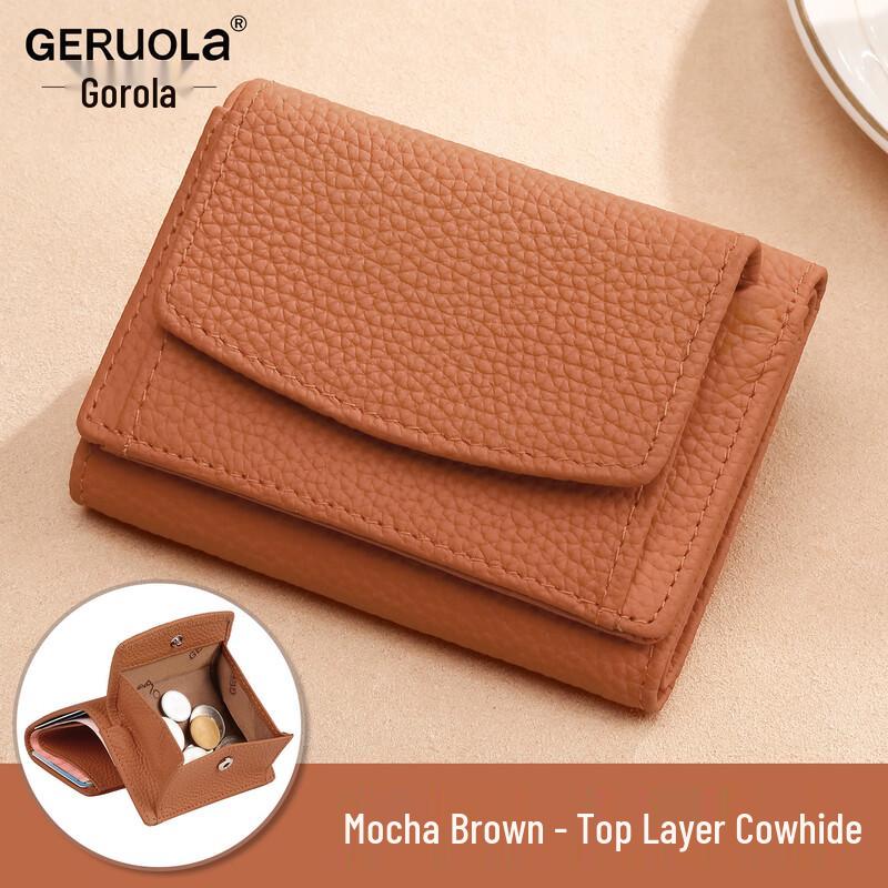 Geruora Soft Leather Mini Women s Bi-Fold Wallet & Coin Purse
Geruora Soft Leather Mini Women s Bi-Fold Wallet & Coin Purse