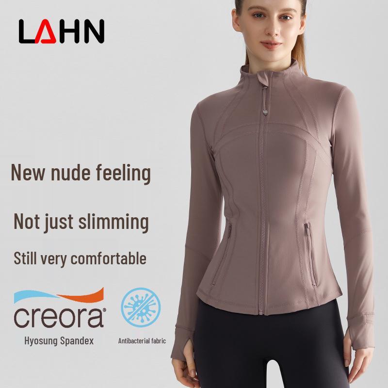 LAHN LULU Slim Fit Yoga Jacket - Stand Collar, Long Sleeve, Zipper for Outdoor Sports and Fitness Medium
LAHN LULU Slim Fit Yoga Jacket - Stand Collar, Long Sleeve, Zipper for Outdoor Sports and Fitness Medium