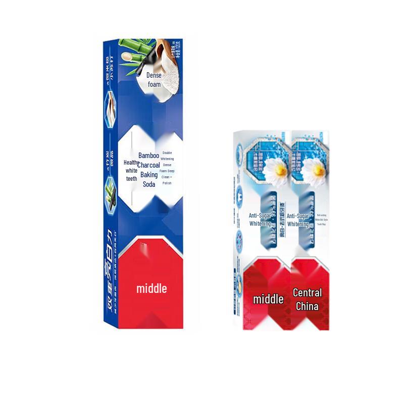 Zhonghua Healthy White Bamboo Charcoal & Baking Soda Toothpaste
Zhonghua Healthy White Bamboo Charcoal & Baking Soda Toothpaste