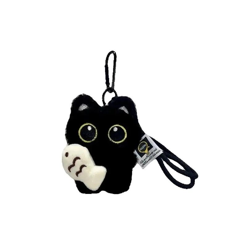 Rearview Mirror Pendant Decoration Cool Plush Black Cat Keychain Bag Pendant Charms Car Keyring Accessories for Men and Women
Rearview Mirror Pendant Decoration Cool Plush Black Cat Keychain Bag Pendant Charms Car Keyring Accessories for Men and Women