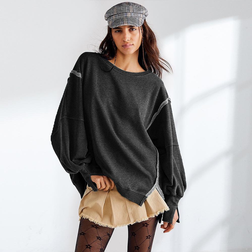 Women s Oversized Top with Patchwork, Distressed Details and Colorful Trim in Multiple Colors XL
Women s Oversized Top with Patchwork, Distressed Details and Colorful Trim in Multiple Colors XL