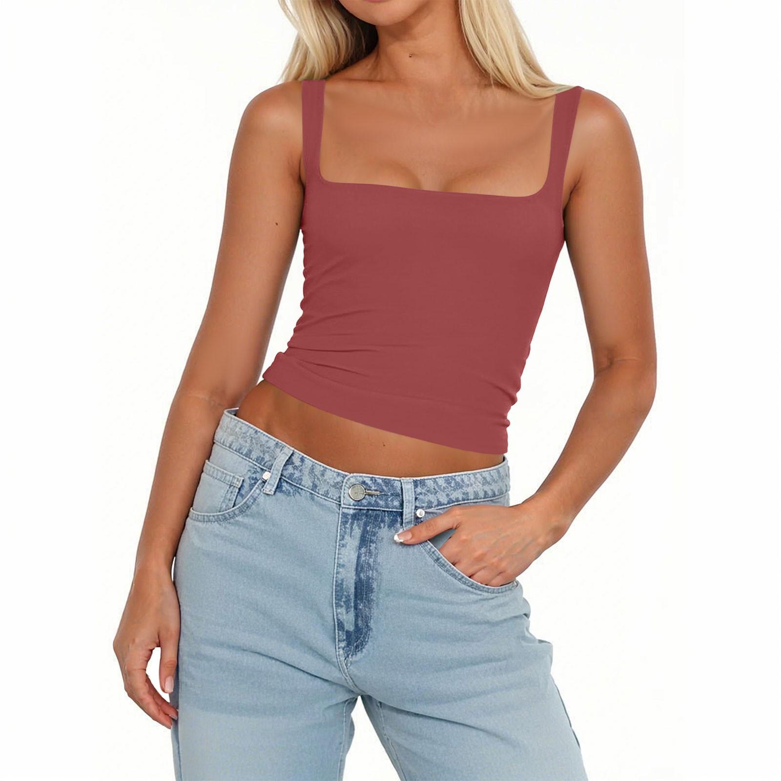 Женская мода без рукавов квадратный вырез сексуальный тонкий жилет однотонный пуловер топ XS арбуз красный
Женская мода без рукавов квадратный вырез сексуальный тонкий жилет однотонный пуловер топ XS арбуз красный