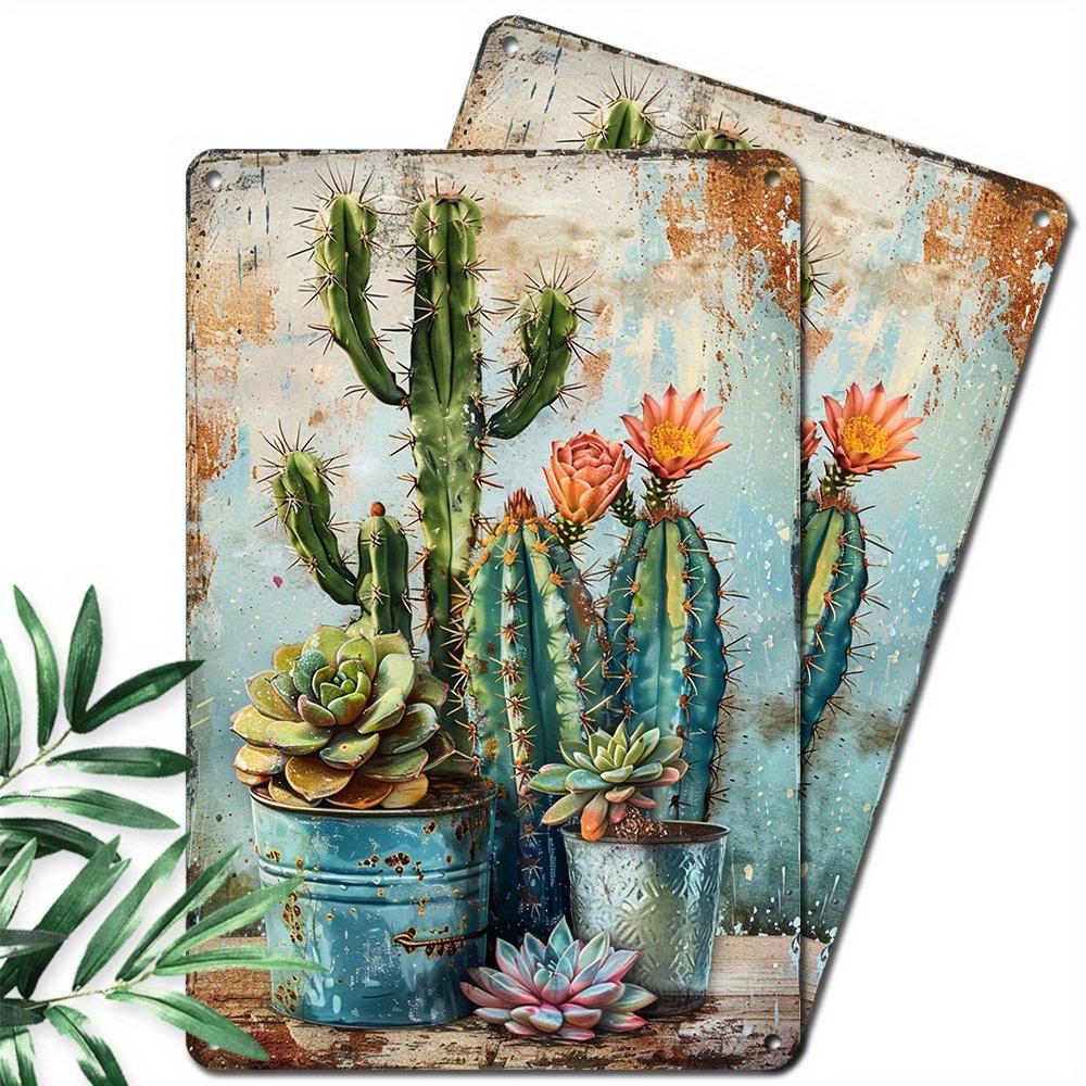 1 шт. Алюмінієва настінна табличка «Пустельні сукуленти та кактуси» - 8x12 дюймів, сільський декоративний арт для любителів рослин, вінтажний металевий настінний декор з реалістичним кактусом 30*20cm
1 шт. Алюмінієва настінна табличка «Пустельні сукуленти та кактуси» - 8x12 дюймів, сільський декоративний арт для любителів рослин, вінтажний металевий настінний декор з реалістичним кактусом 30*20cm