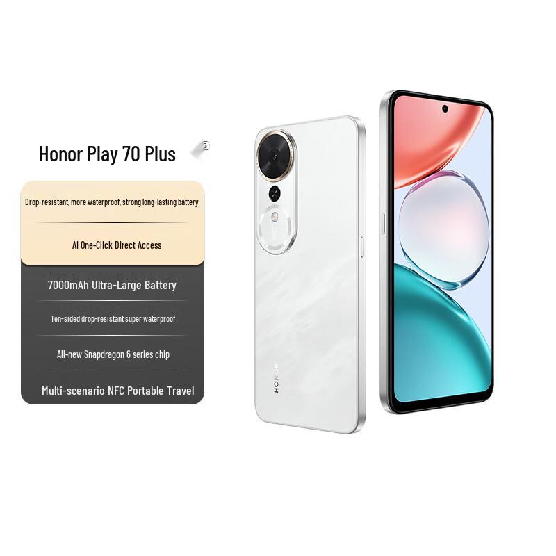 Honor Play 70 Plus Smartphone (CN version) 8GB+256GB
Honor Play 70 Plus Smartphone (CN version) 8GB+256GB