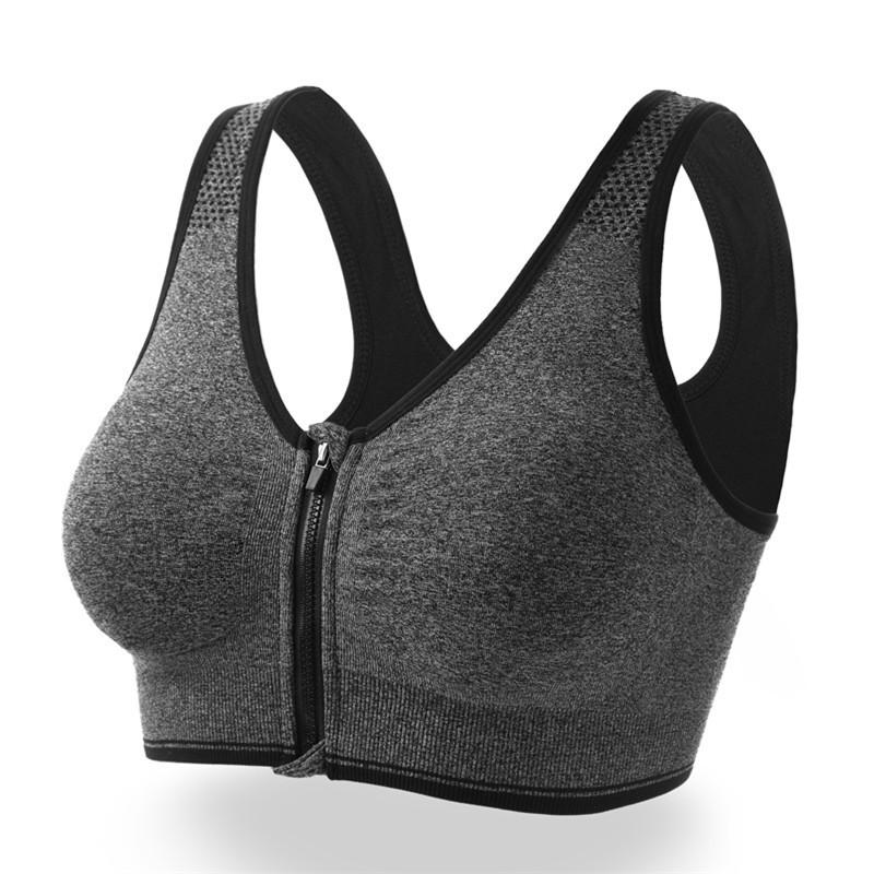 Breathable Wireless Front Zipper Sports Bra Seamless Support Stretch Fabric Comfortable Fit for Workout Running Yoga M
Breathable Wireless Front Zipper Sports Bra Seamless Support Stretch Fabric Comfortable Fit for Workout Running Yoga M