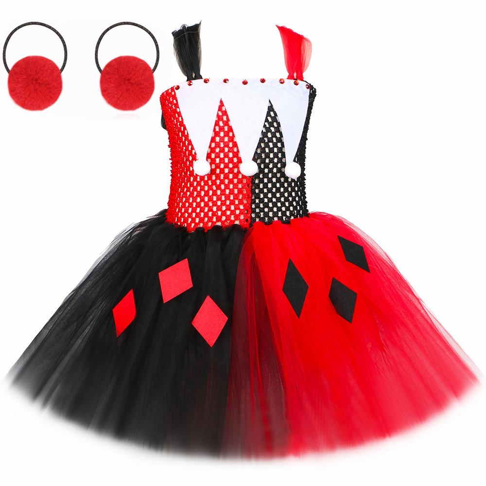 Girls Suicide Squad Joker & Harley Quinn Mesh Skirt Dress - Halloween Cosplay Outfit 12M
Girls Suicide Squad Joker & Harley Quinn Mesh Skirt Dress - Halloween Cosplay Outfit 12M