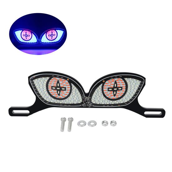 Motorcycle License Plate Screw Light with Demon Eye Shape Rear Taillights High-Brightness Waterproof Enhanced Night Safety Light for Electric D синій
Motorcycle License Plate Screw Light with Demon Eye Shape Rear Taillights High-Brightness Waterproof Enhanced Night Safety Light for Electric D синій