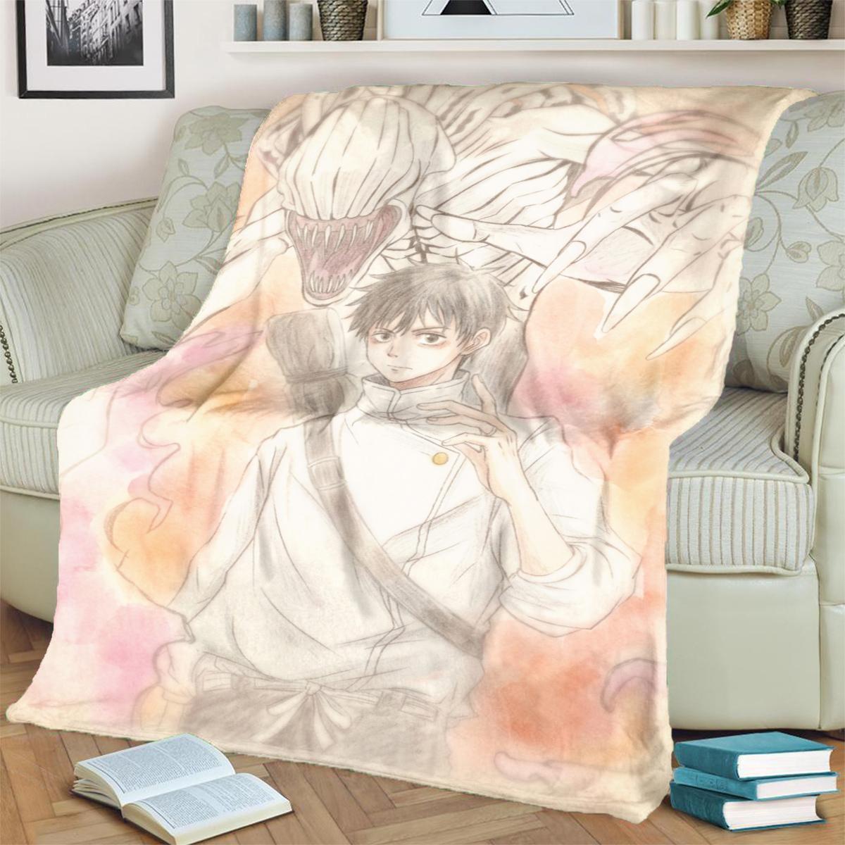 Comfortable Warm Flannel Blanket Jujutsu Kaisen for Bedrooms, Sofas, Beds, Chairs, Picnics, Travel 75x90cm
Comfortable Warm Flannel Blanket Jujutsu Kaisen for Bedrooms, Sofas, Beds, Chairs, Picnics, Travel 75x90cm
