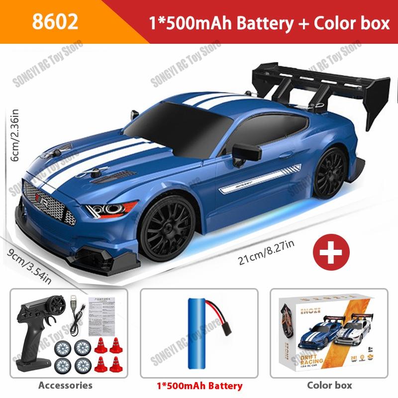 1:24 High Speed RC Drift Vehicle Cars Mustang 4WD Remote Control Racing Car Gift Competition Race Car Boys Toy Replaceable Tire
1:24 High Speed RC Drift Vehicle Cars Mustang 4WD Remote Control Racing Car Gift Competition Race Car Boys Toy Replaceable Tire