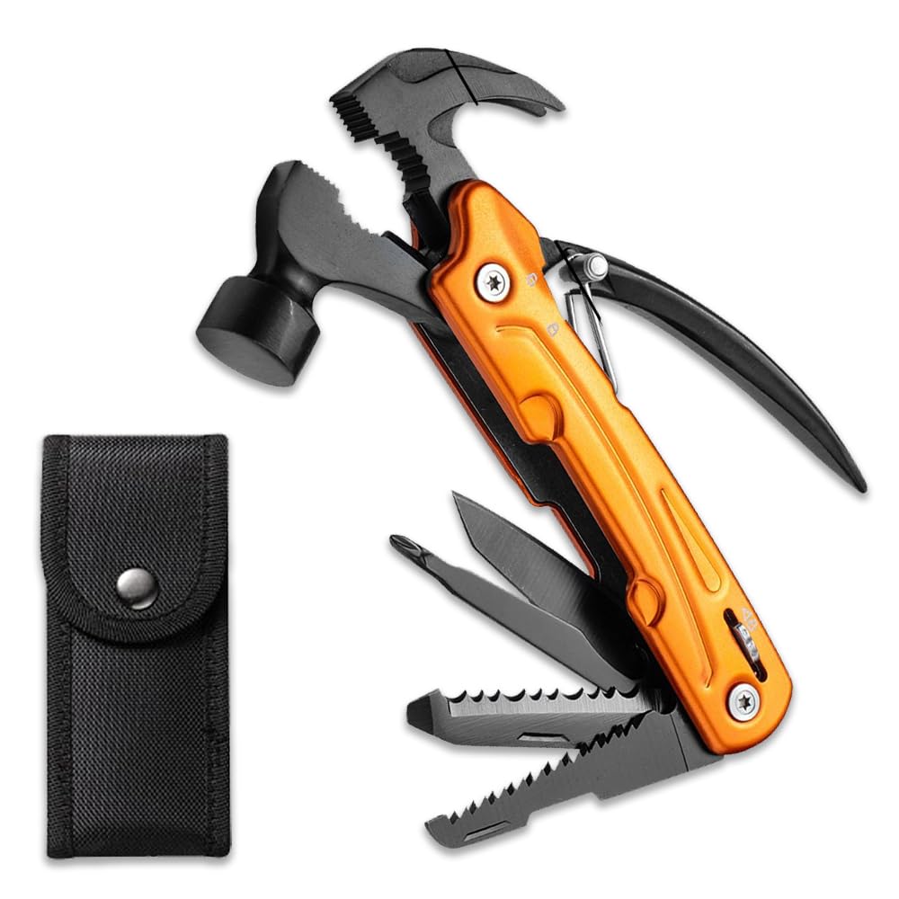 Nicheez Peg Hammer Multifunctional Outdoor Multi Tool 12in1 Small Stainless Steel
Nicheez Peg Hammer Multifunctional Outdoor Multi Tool 12in1 Small Stainless Steel