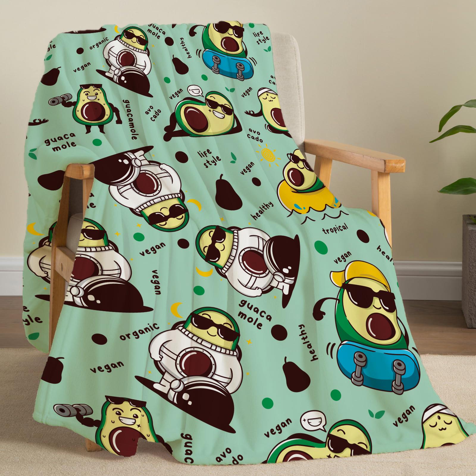 Avocado Creative Throw Blanket Flannel Print Blanket Super Soft Cozy Sofa Nap Blanket Home Blanket Perfect Home Gift for Her 30x40in
Avocado Creative Throw Blanket Flannel Print Blanket Super Soft Cozy Sofa Nap Blanket Home Blanket Perfect Home Gift for Her 30x40in