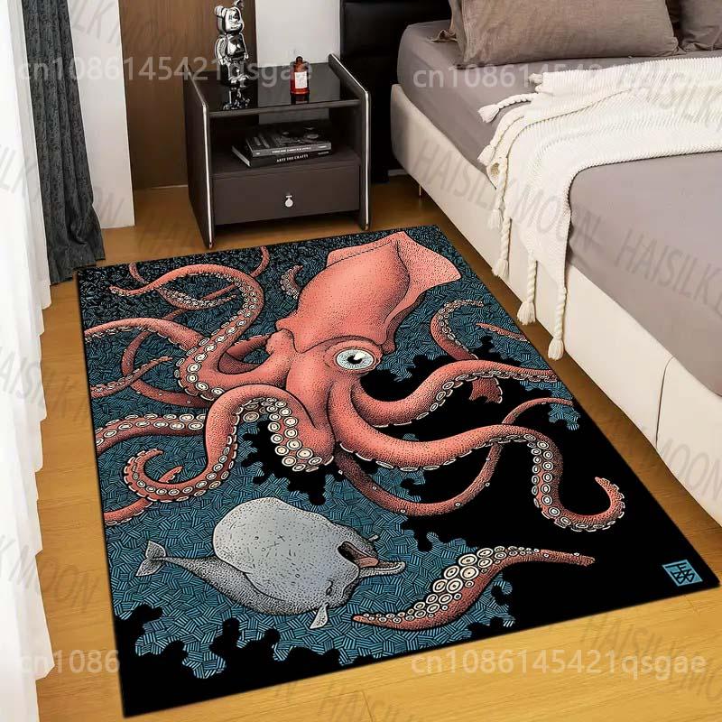 Multiple sizes Giant squid with fish swimming Carpet for Living Room Bedroom Sofa Home Decor Rug Non-slip Floor Mat Luxury Gift 40x60cm
Multiple sizes Giant squid with fish swimming Carpet for Living Room Bedroom Sofa Home Decor Rug Non-slip Floor Mat Luxury Gift 40x60cm