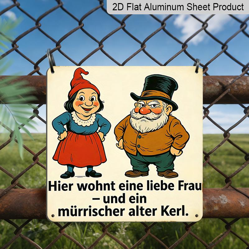 2D Flat 1pc, Vintage Metal Sign, Decorative Plaques and Ornaments, Humorous Family Theme, Cartoon Funny Style, Home Porch, Living Room Decoration 20*20cm
2D Flat 1pc, Vintage Metal Sign, Decorative Plaques and Ornaments, Humorous Family Theme, Cartoon Funny Style, Home Porch, Living Room Decoration 20*20cm
