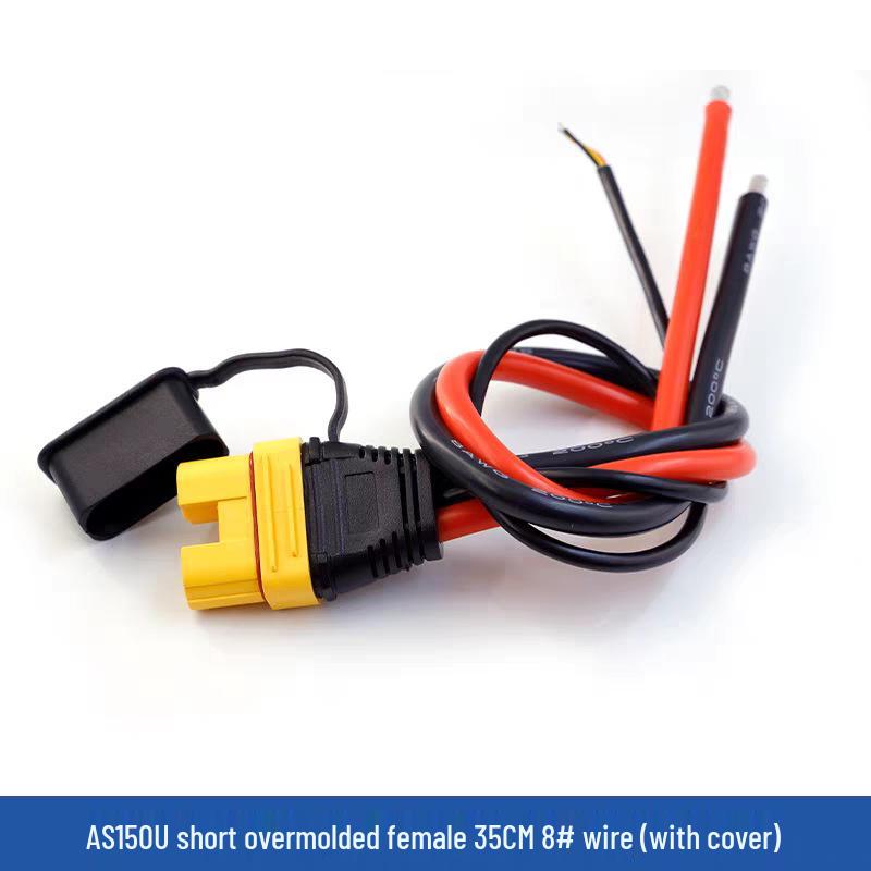 Amass AS150U Anti-Spark Plug with Signal Pin & High Current Silicone Wire for Plant Protection
Amass AS150U Anti-Spark Plug with Signal Pin & High Current Silicone Wire for Plant Protection