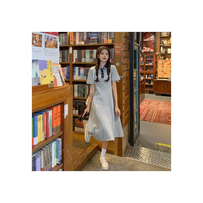 New bubble sleeve dress women s college style polo collar design sense niche students medium and long skirt 2XL сірий колір
New bubble sleeve dress women s college style polo collar design sense niche students medium and long skirt 2XL сірий колір