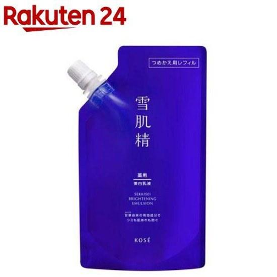 Medicated Sekkisei Brightening Emulsion Refill (120mL) Whitening Jobs Tears Glycyrrhiza-derived Active Ingredient
Medicated Sekkisei Brightening Emulsion Refill (120mL) Whitening Jobs Tears Glycyrrhiza-derived Active Ingredient