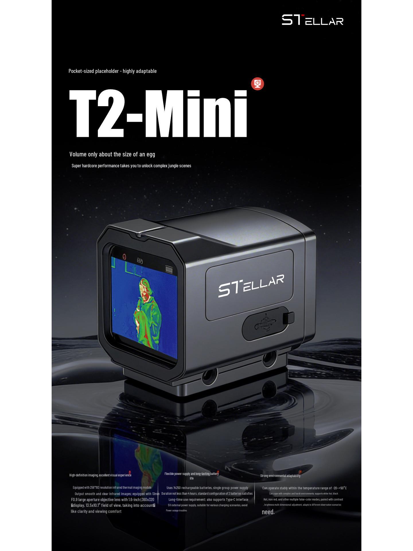 Зоряний T2-Mini: Компактний HD Тепловізійний Прилад для Покращеного Дослідження на Відкритому Повітрі
Зоряний T2-Mini: Компактний HD Тепловізійний Прилад для Покращеного Дослідження на Відкритому Повітрі