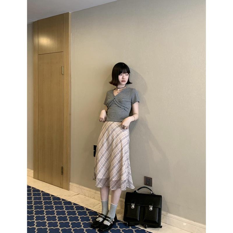 Korean Sweet Girl Chiffon Midi Skirt - Summer Slimming Ballet Style Small
Korean Sweet Girl Chiffon Midi Skirt - Summer Slimming Ballet Style Small