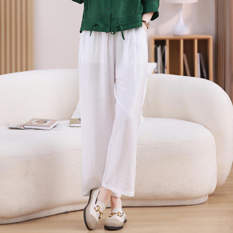 Plus Size Women s Wide-Leg Summer Pants - 2025 Fashionable, Slimming, Casual Trousers L грязно-белый
Plus Size Women s Wide-Leg Summer Pants - 2025 Fashionable, Slimming, Casual Trousers L грязно-белый