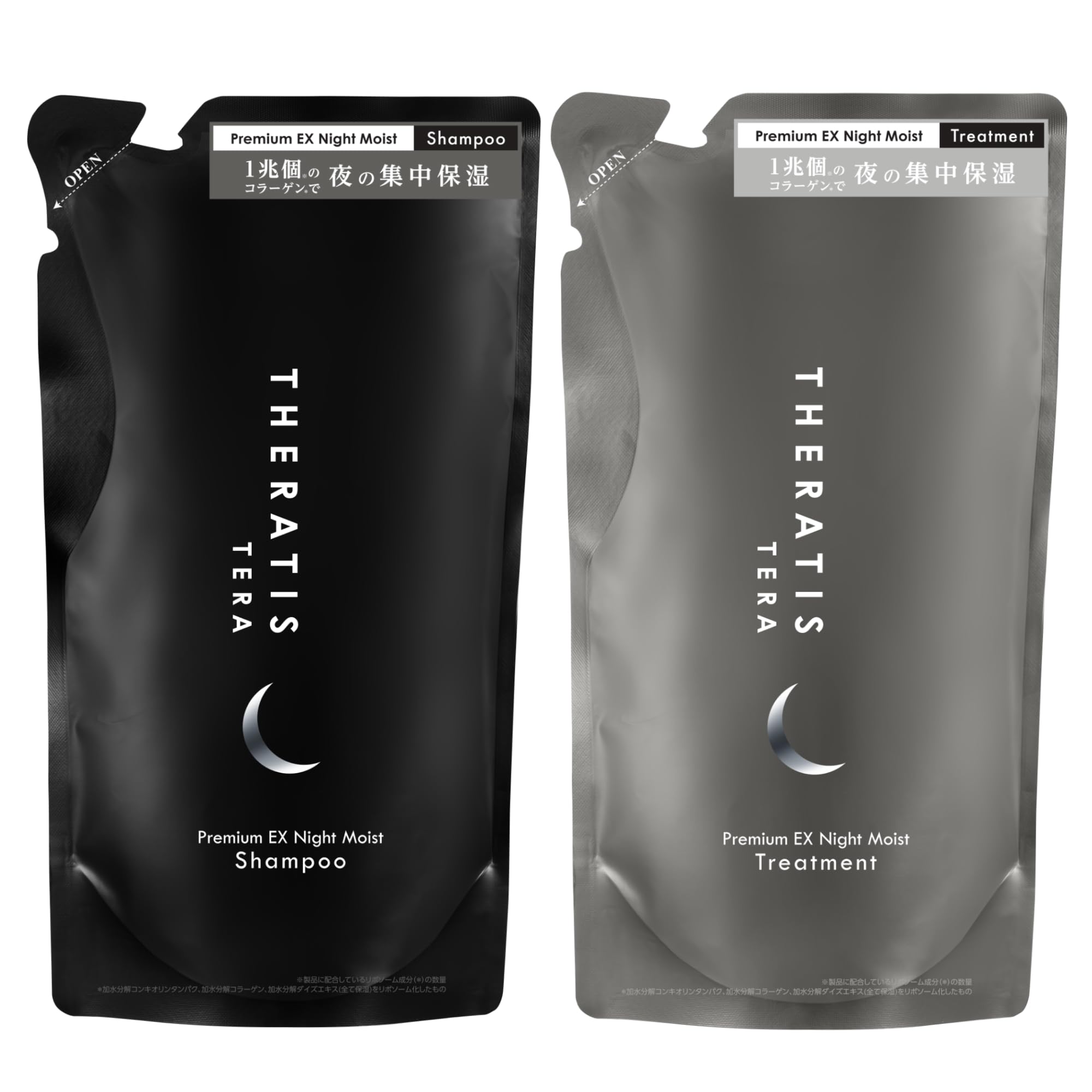 THERATIS Terra Premium EX Night Moist Shampoo and Treatment Refill Set
THERATIS Terra Premium EX Night Moist Shampoo and Treatment Refill Set