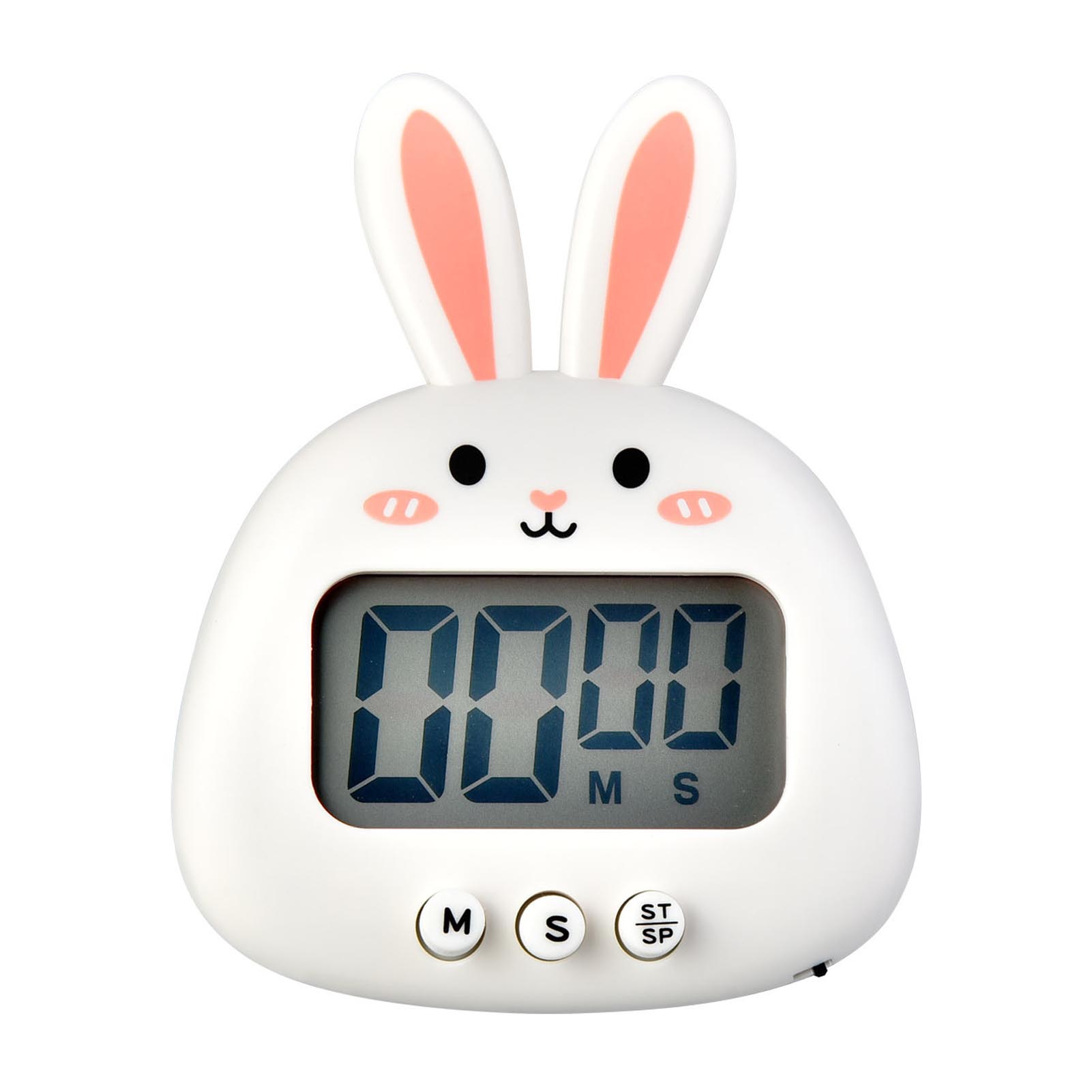 Digital Kitchen Timer Cute Bunny Magnetic Precise Easy Operation Clear Alarm Cooking Timer for белый
Digital Kitchen Timer Cute Bunny Magnetic Precise Easy Operation Clear Alarm Cooking Timer for белый