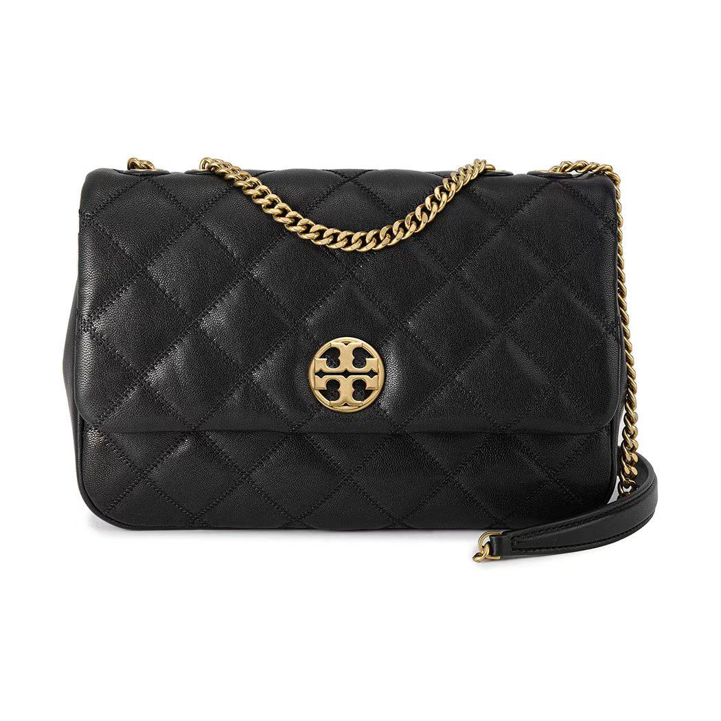 Tory Burch TB-Willa Plaid Quilted Flap Chain Leather Shoulder Crossbody Bag Large Women Bags Black 148244-001 Basic Set (Bag+Dust Bag)
Tory Burch TB-Willa Plaid Quilted Flap Chain Leather Shoulder Crossbody Bag Large Women Bags Black 148244-001 Basic Set (Bag+Dust Bag)