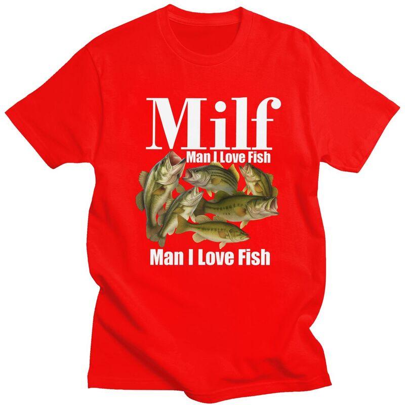 Classic Milf Man I Love Fish T Shirts Men Women ShortSleeve Humor Fishing Tshirts Casual Graphic Tee Tops Slim Fit Clothes S
Classic Milf Man I Love Fish T Shirts Men Women ShortSleeve Humor Fishing Tshirts Casual Graphic Tee Tops Slim Fit Clothes S