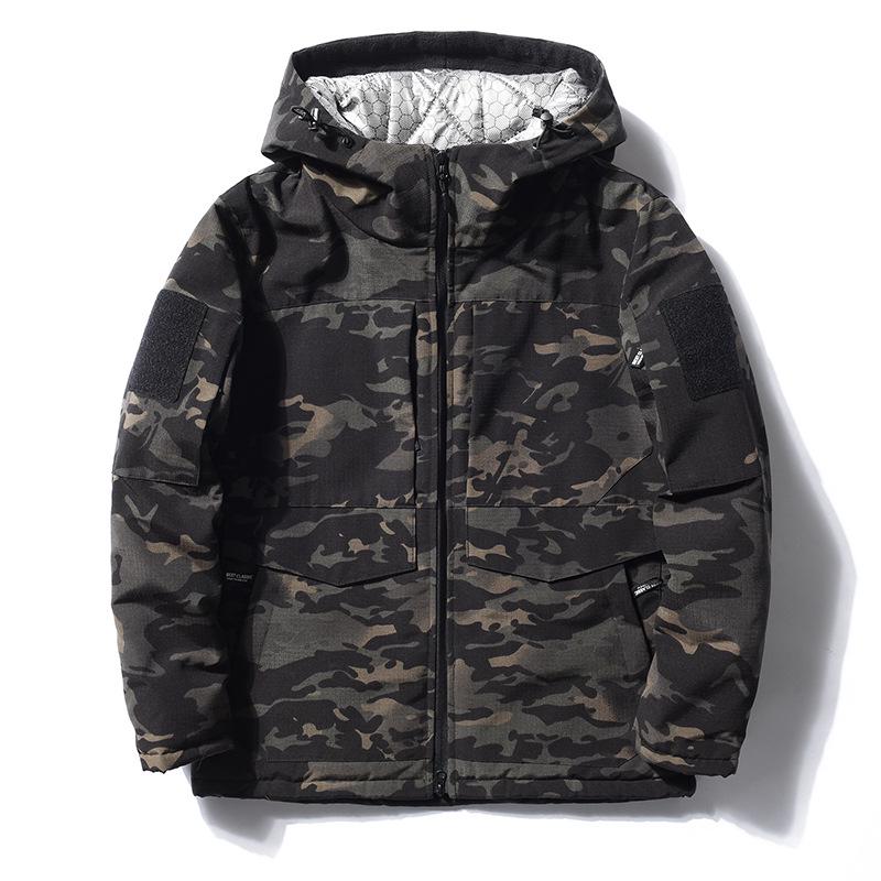 Unisex Camouflage Winter Cotton Jacket - Thick, Cold-Resistant, Wear-Resistant, Heat Reflective, Warm, and Windproof. L
Unisex Camouflage Winter Cotton Jacket - Thick, Cold-Resistant, Wear-Resistant, Heat Reflective, Warm, and Windproof. L