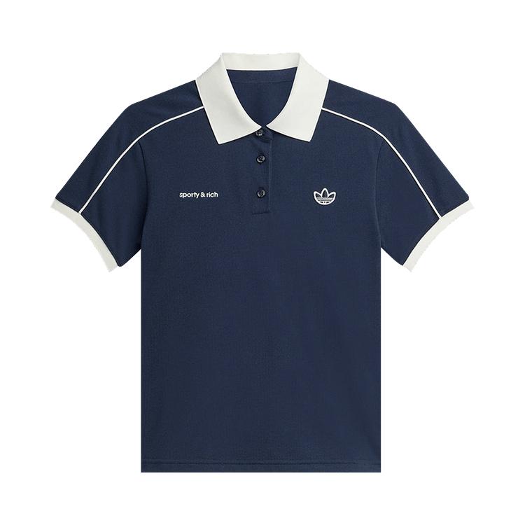 Adidas Originals X Sporty & Rich Collaboration SS25 Comfortable Sports Minimalist Short Sleeve Polo Shirt Women tops Deep-Navy-Blue JL7198 XS
Adidas Originals X Sporty & Rich Collaboration SS25 Comfortable Sports Minimalist Short Sleeve Polo Shirt Women tops Deep-Navy-Blue JL7198 XS