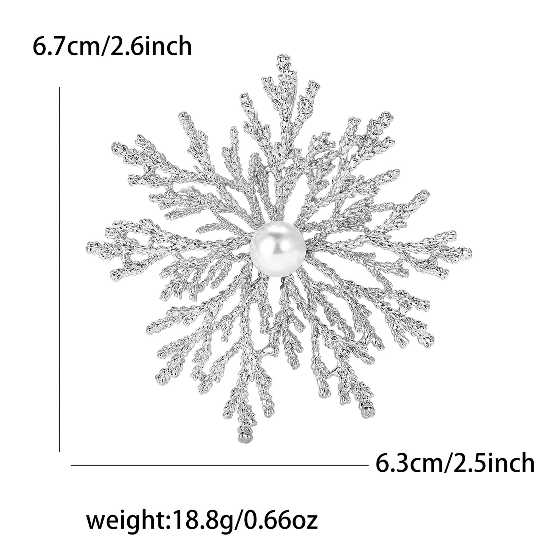 Retro Exquisite Gold Color Hollowed-out Snowflake Pearl Broochs for Women Sweater Coat Pin Versatile Accessories Zircon Gifts мідний
Retro Exquisite Gold Color Hollowed-out Snowflake Pearl Broochs for Women Sweater Coat Pin Versatile Accessories Zircon Gifts мідний
