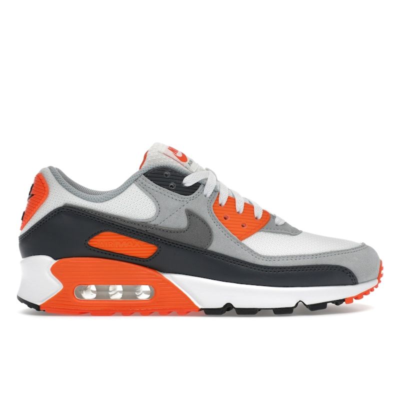 Nike Air Max 90 Safety Orange Мужские кроссовки Белый Темно-дымчато-серый DM0029-108 42.5
Nike Air Max 90 Safety Orange Мужские кроссовки Белый Темно-дымчато-серый DM0029-108 42.5