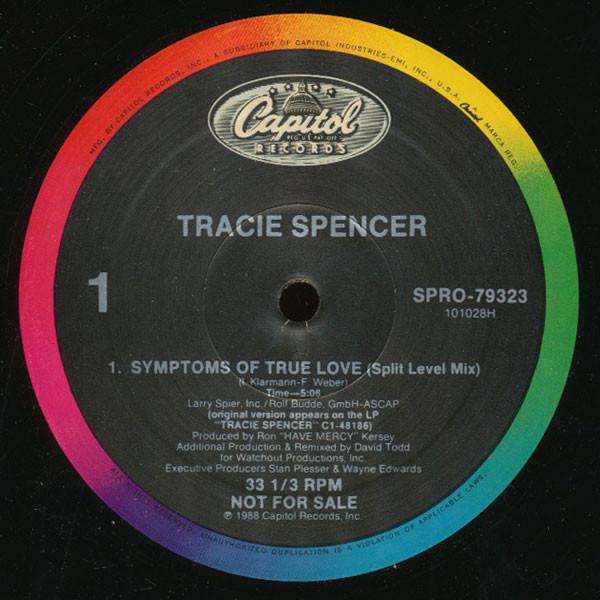 12inch Record TRACIE SPENCER - Symptoms Of True Love SPRO79323 Capitol Records 1988 US Dance & Electronica Used
12inch Record TRACIE SPENCER - Symptoms Of True Love SPRO79323 Capitol Records 1988 US Dance & Electronica Used