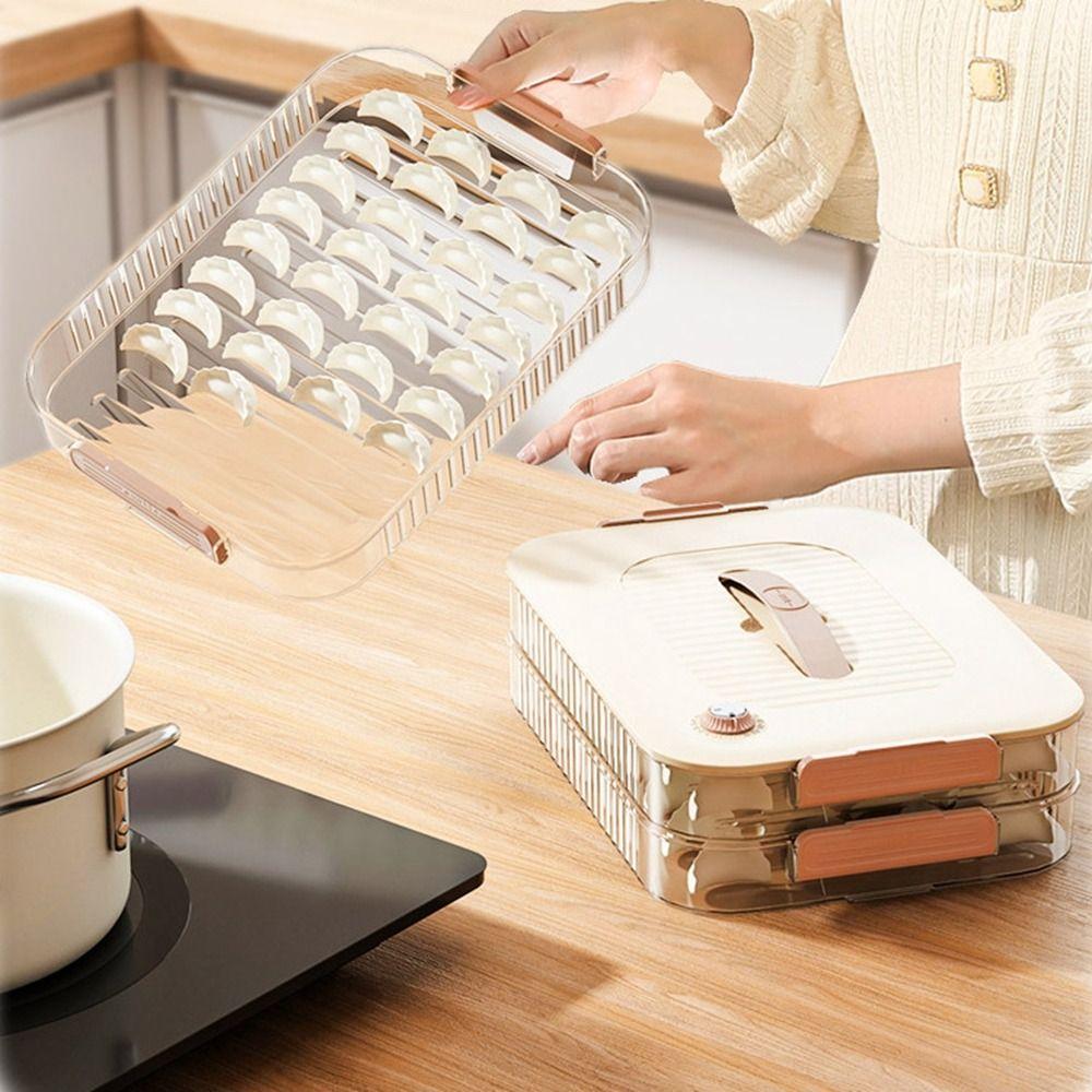 Plastic Dumpling Storage Box Transparent Freezing Storage Box Food Storage Container Home
Plastic Dumpling Storage Box Transparent Freezing Storage Box Food Storage Container Home
