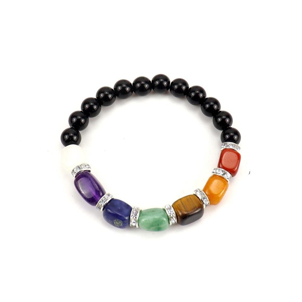 Colorful Agate Micro-Diamond-Set Synthetic White Pine Tiger S Eye Stone Powder Chalcedony Volcanic Stone Beaded Bracelet B100
Colorful Agate Micro-Diamond-Set Synthetic White Pine Tiger S Eye Stone Powder Chalcedony Volcanic Stone Beaded Bracelet B100