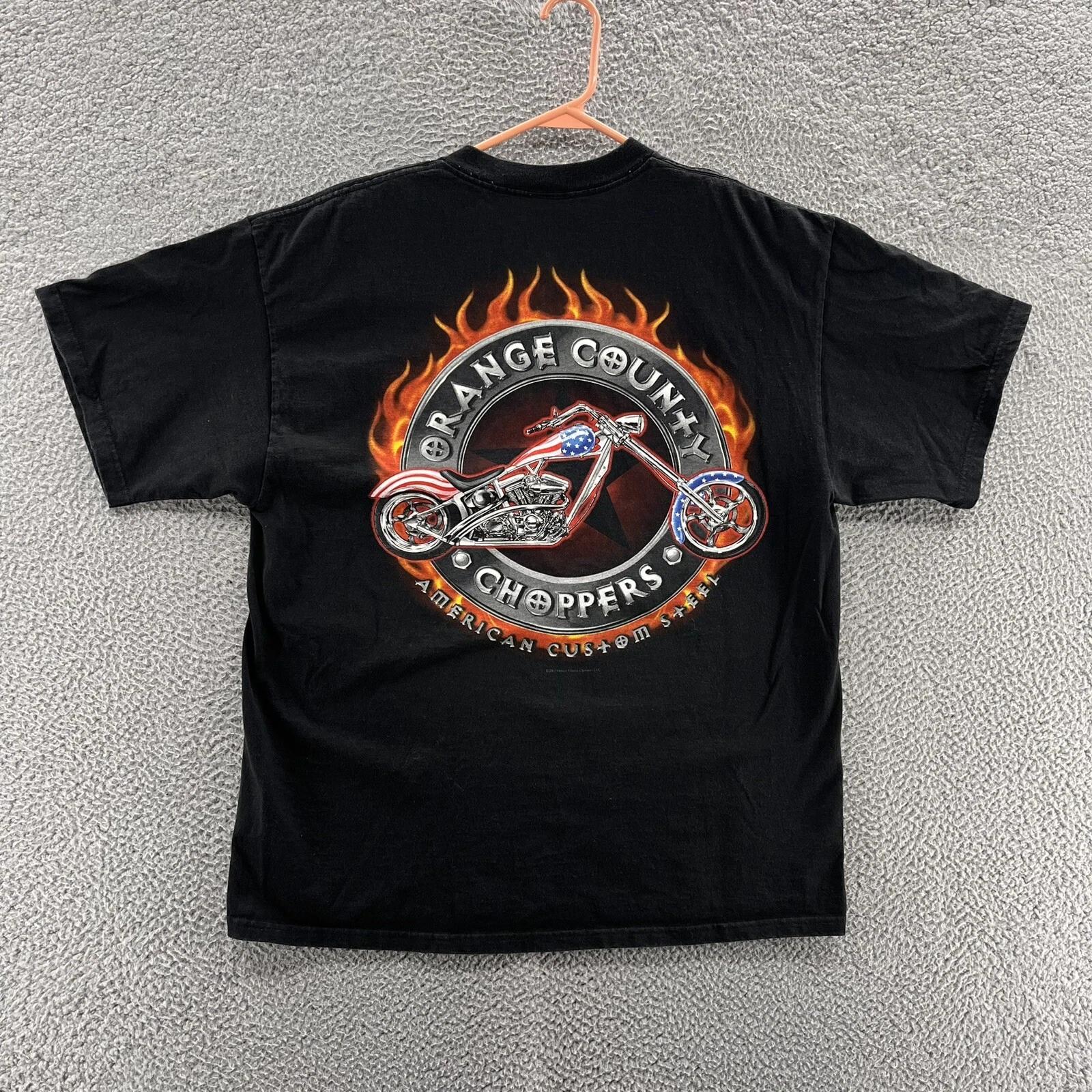 VINTAGE Orange County Choppers T Shirt Men Extra Large Black Biker Graphic Y2K S
VINTAGE Orange County Choppers T Shirt Men Extra Large Black Biker Graphic Y2K S