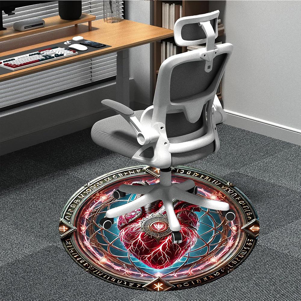 1pc Heart Symbol Chair Carpet for Office, Soft, Non-Slip Polyester Mat, Office, Living Room, Bedroom, Durable Polyester yy251207110 80cm by 80cm
1pc Heart Symbol Chair Carpet for Office, Soft, Non-Slip Polyester Mat, Office, Living Room, Bedroom, Durable Polyester yy251207110 80cm by 80cm